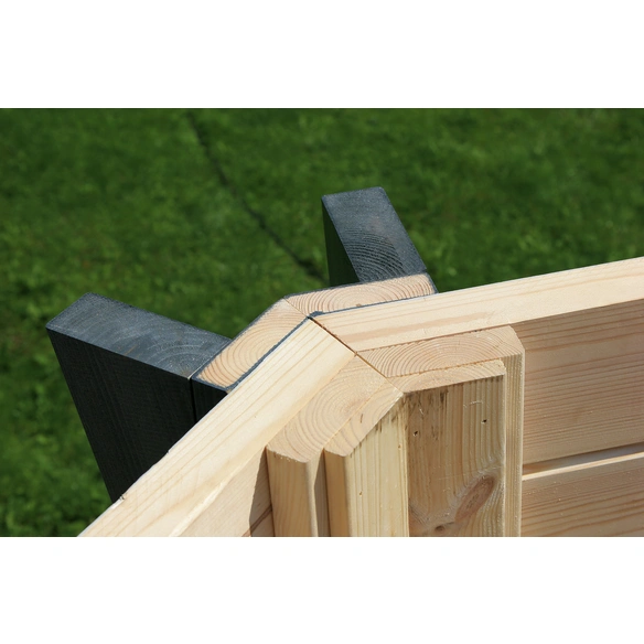 Holzpavillon »Capri 3.5«, achteckig, achteckig, BxT: 350 x 350 cm, inkl. Dacheindeckung