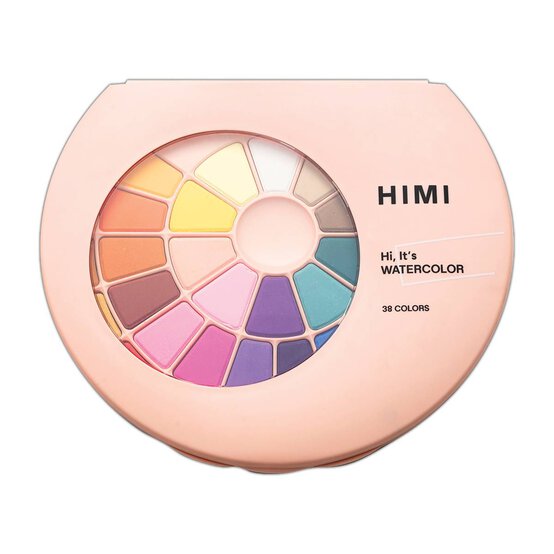 HIMI Pink Solid Watercolour Pan Set 38 Pack