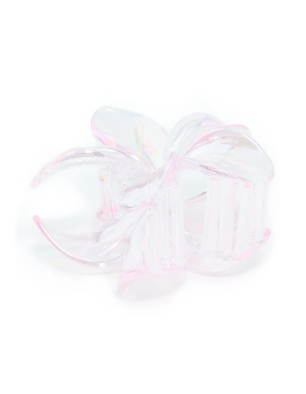 Iridescent Frangipani Claw Clip