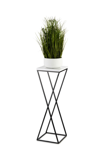 Kwietnik stojący LOFT 70 cm z blatem MDF metal