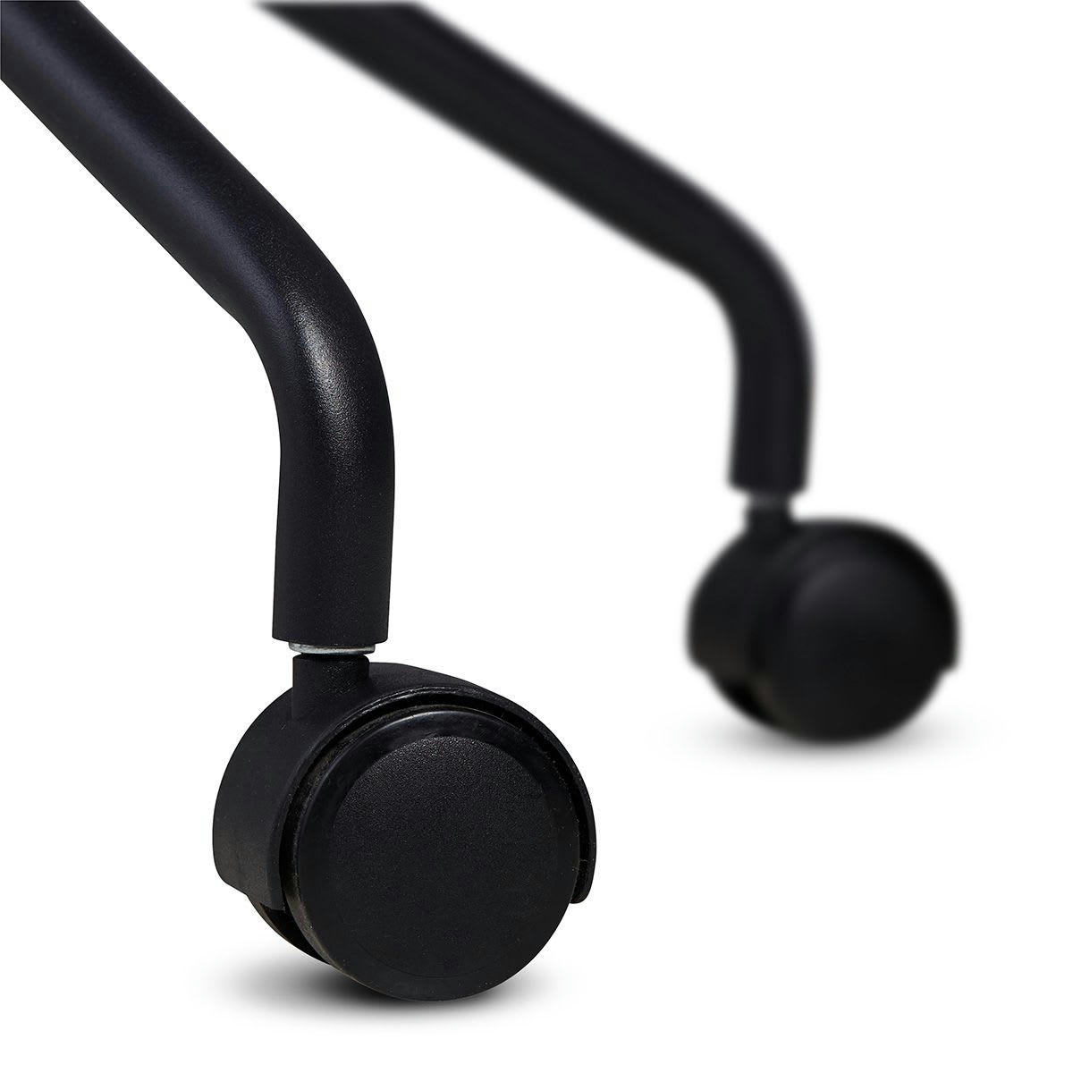 MADO - Chaise de bureau tissu soft touch moutarde