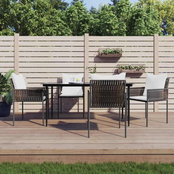 Zestaw Mebli Ogrodowych Stół Krzesła Rattan Poduszki Do Ogrodu Na Balkon