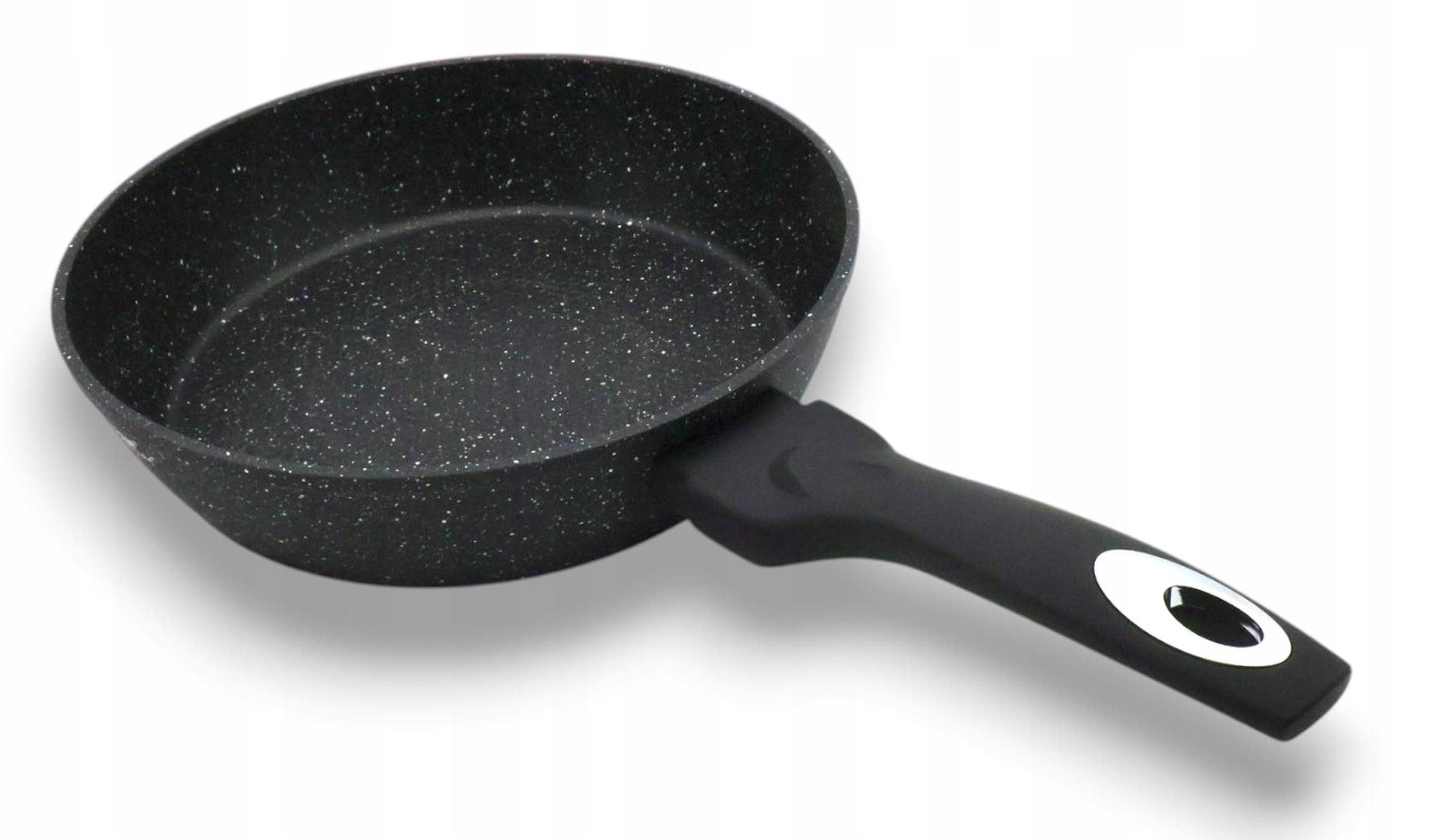 Mała Patelnia granitowa 18 cm "plaster miodu" indukcja gaz 0,8L Wysoka 4,3