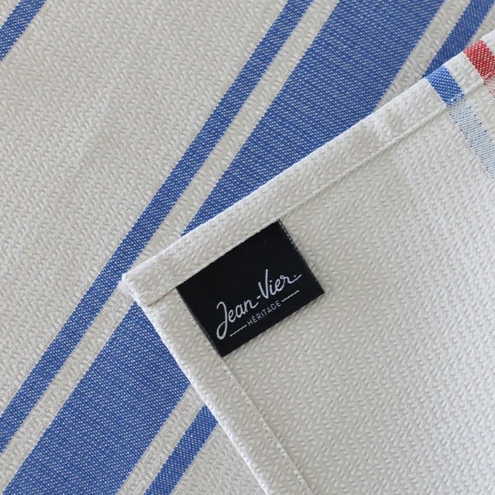 ONDARE - Tablier coton Bleu 70x90 cm