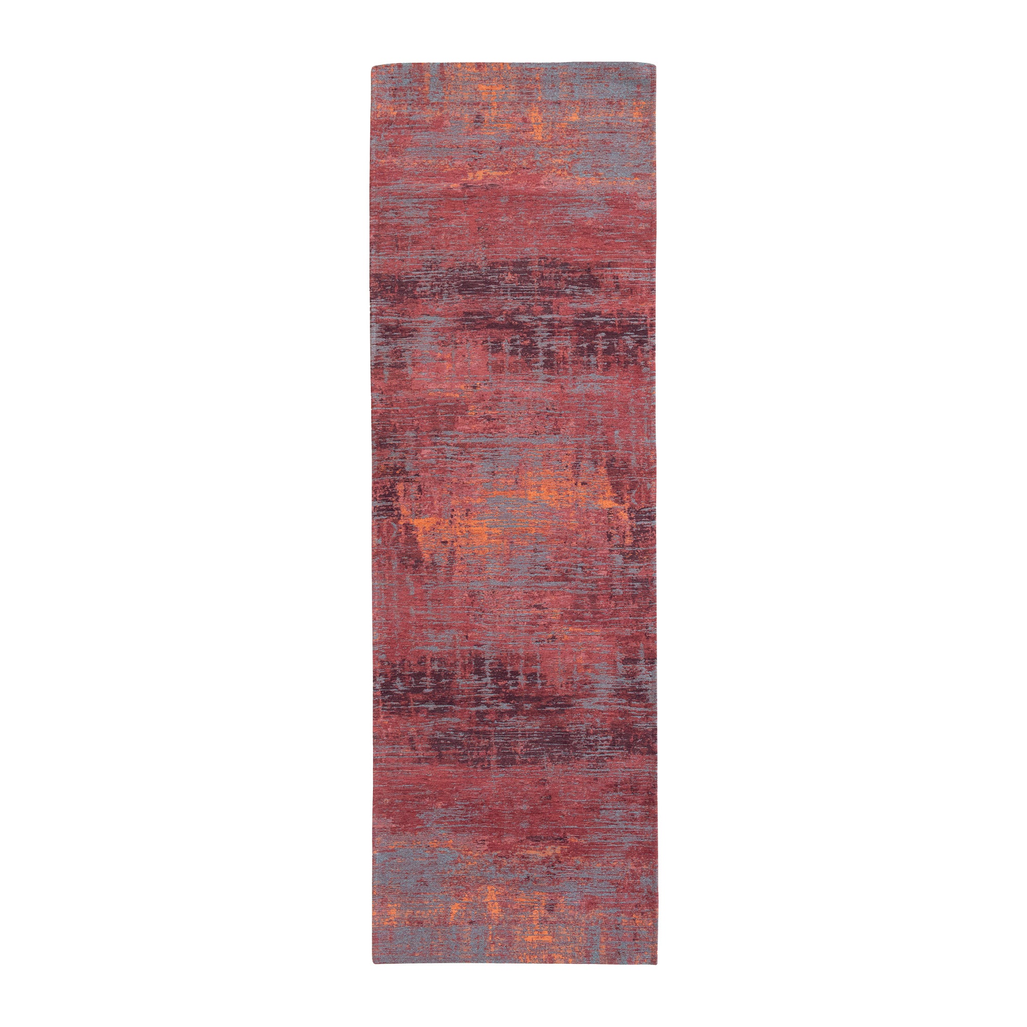 Louis de Poortere Streaks Runner Vloerkleed 80 x 250 cm - Nassau Red