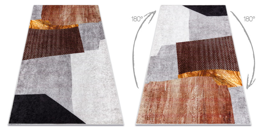 Dywan do prania MIRO 52100.801 Geometryczny antypoślizgowy - 160x220 cm