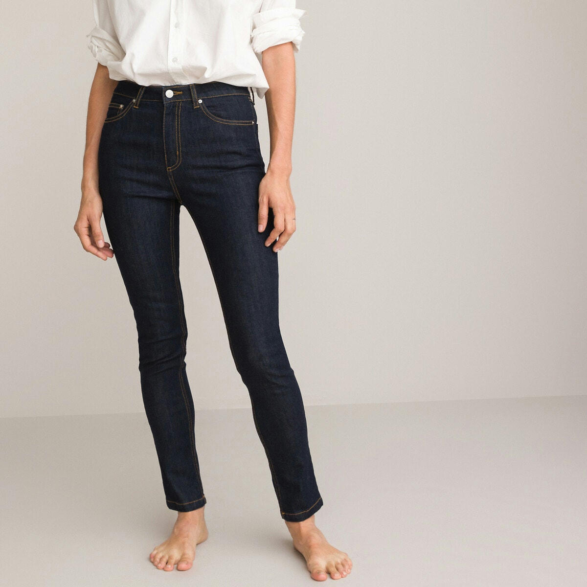 Jean slim, en coton Bio