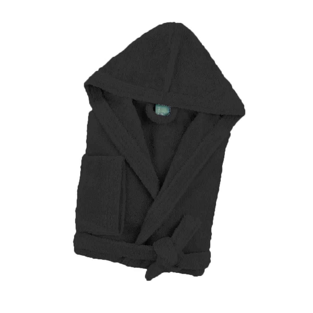 COCOON - Peignoir enfant Cocoon Coton Noir 10 ans