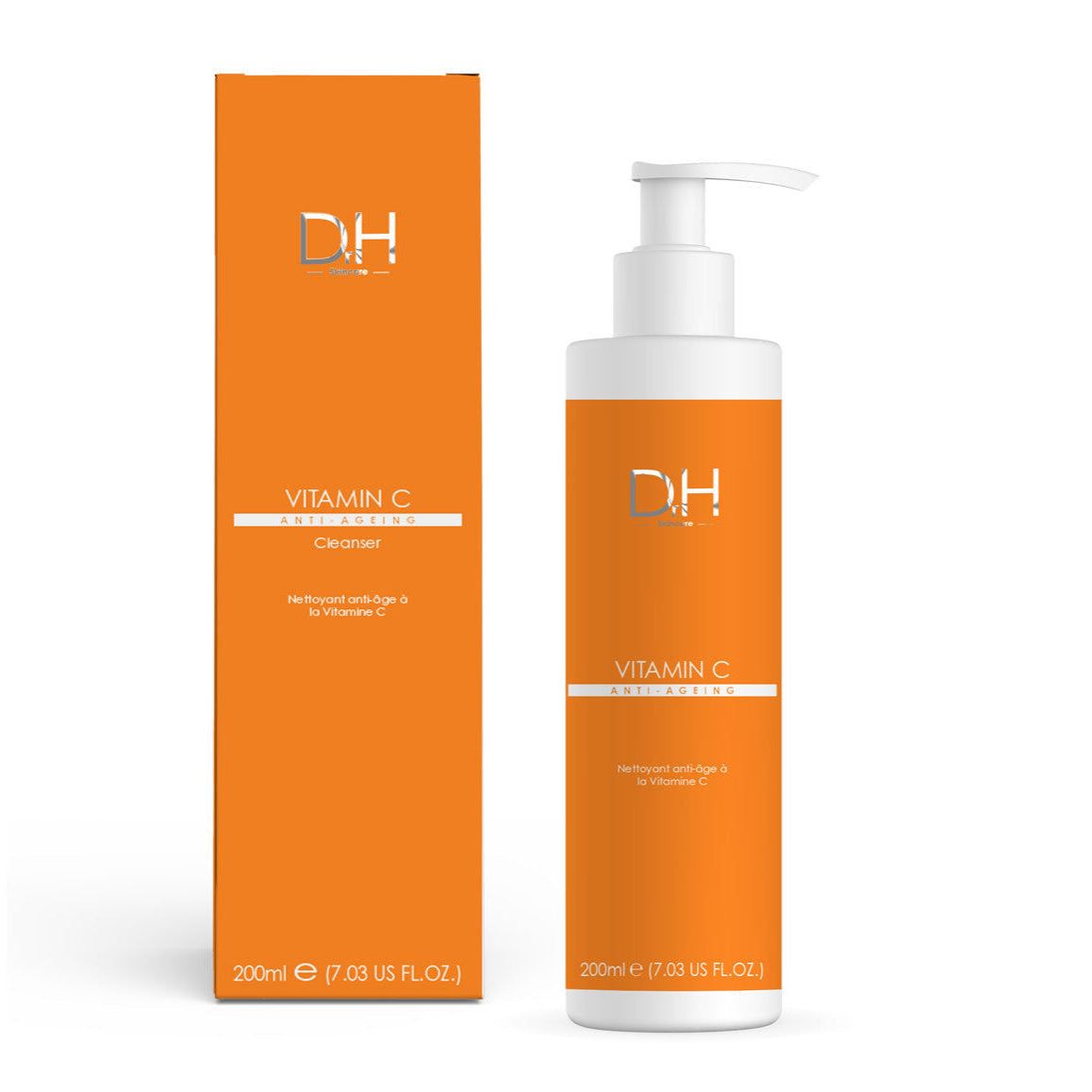 Dr H Vitamin C Anti-Ageing Cleanser 200ml x 2 Duo Pack