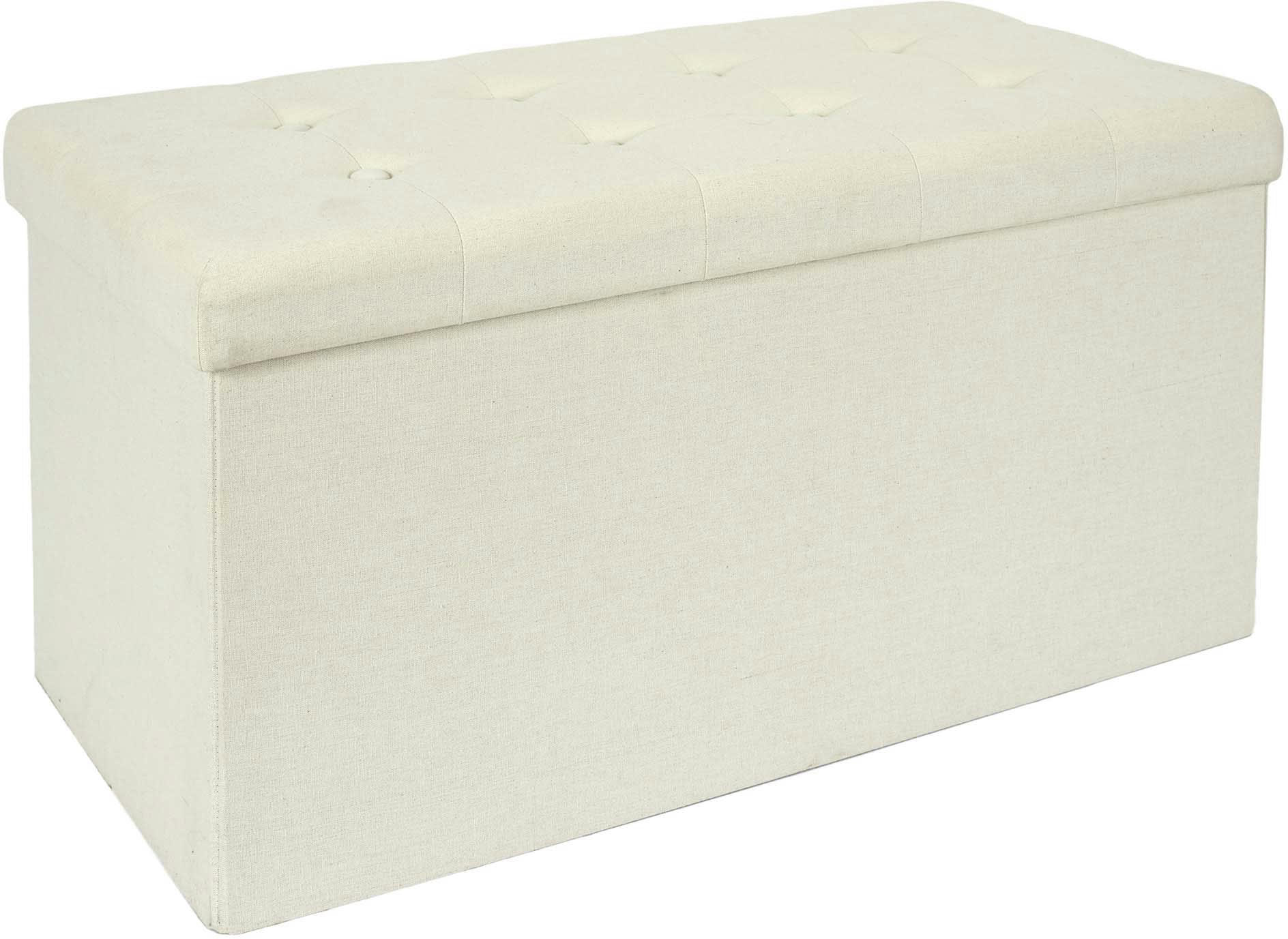 - Banc coffre pliable eleonor beige