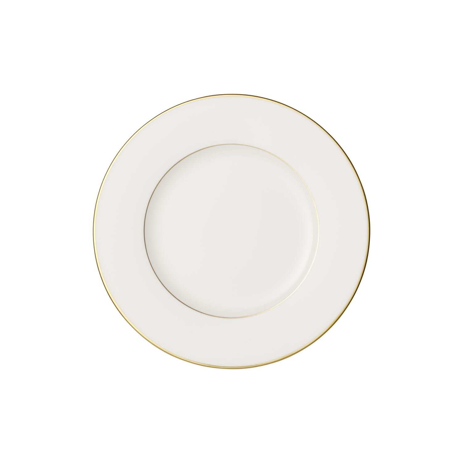 Anmut Gold Frokosttallerken ø 22 cm, hvid/guld