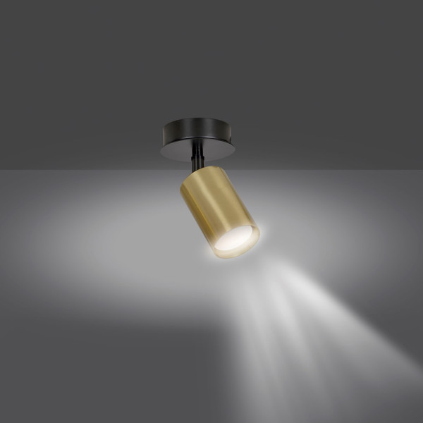 Lampa Sufitowa Zen 1 Black Regulowane Reflektory