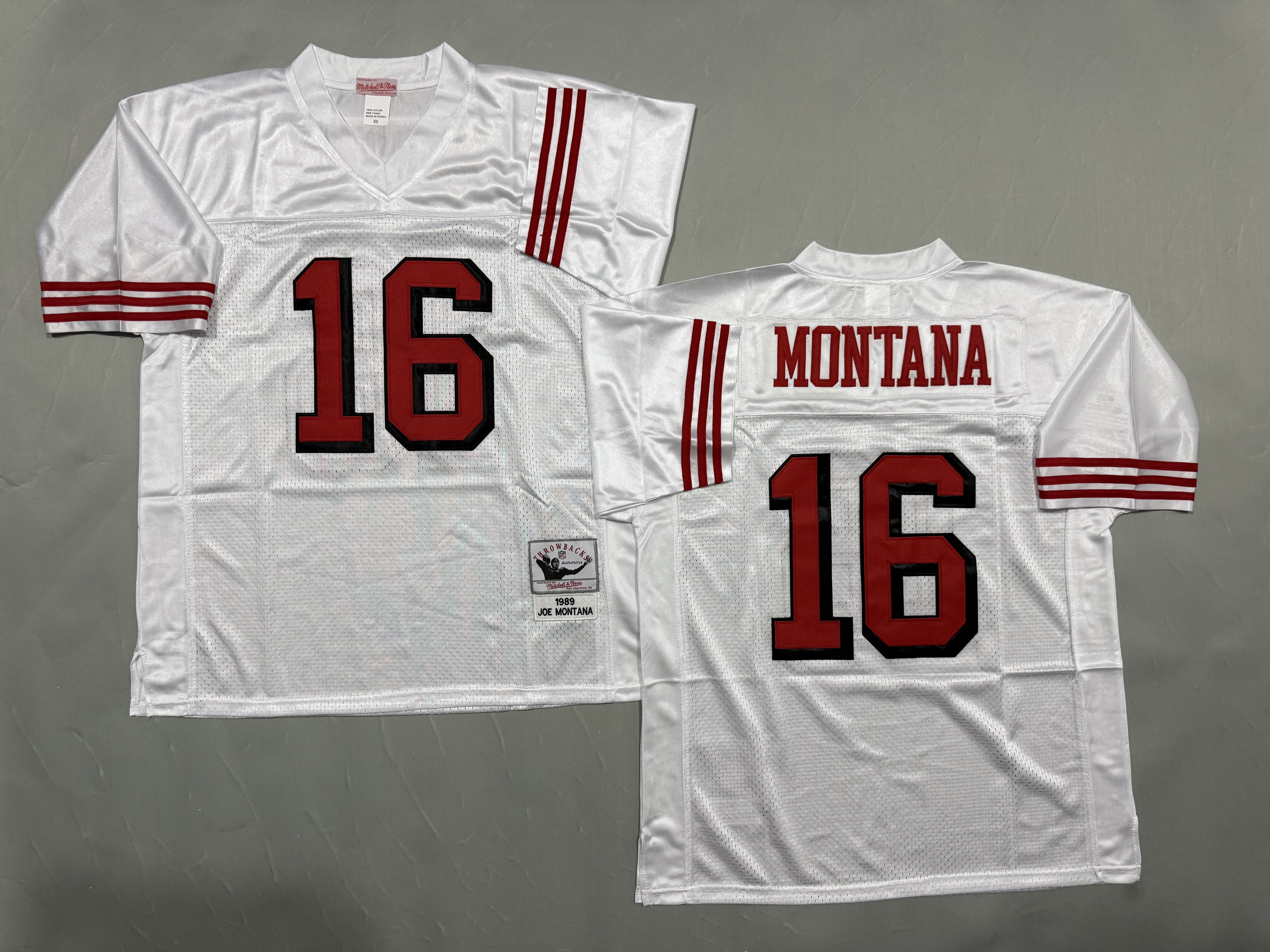 Joe Montana San Francisco 49ers Authentic Throwback Retired Player Jersey
