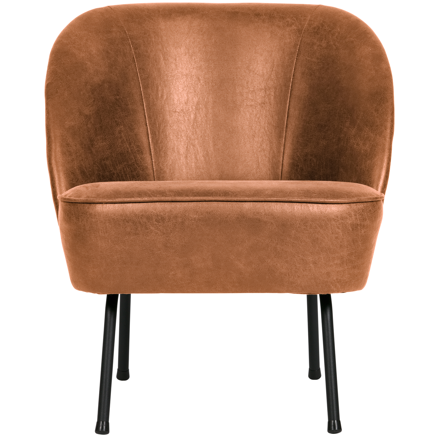WOOOD fauteuil Vogue- Leer - Cognac - 69x57x70