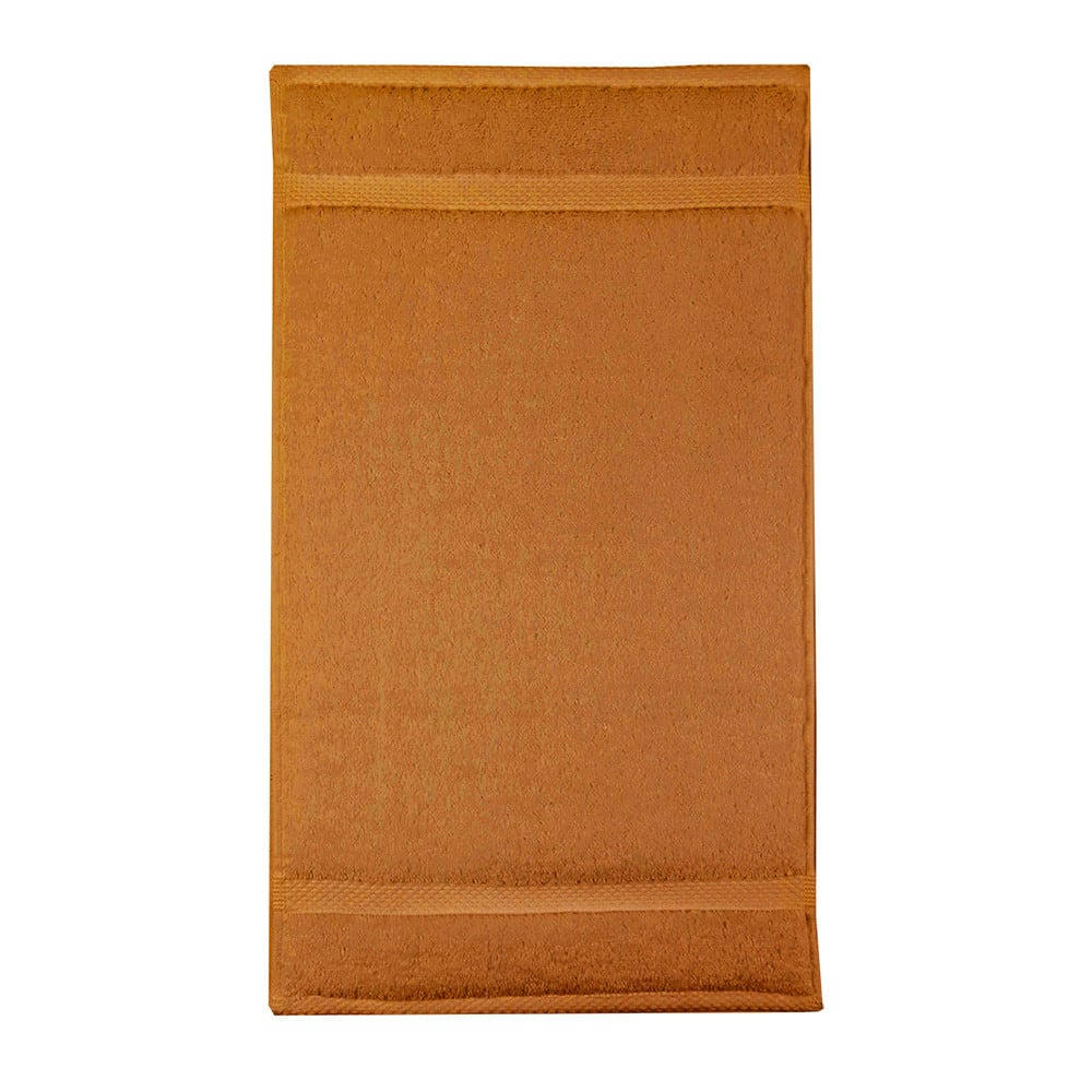 - Serviette invites  pur coton orange 30x50