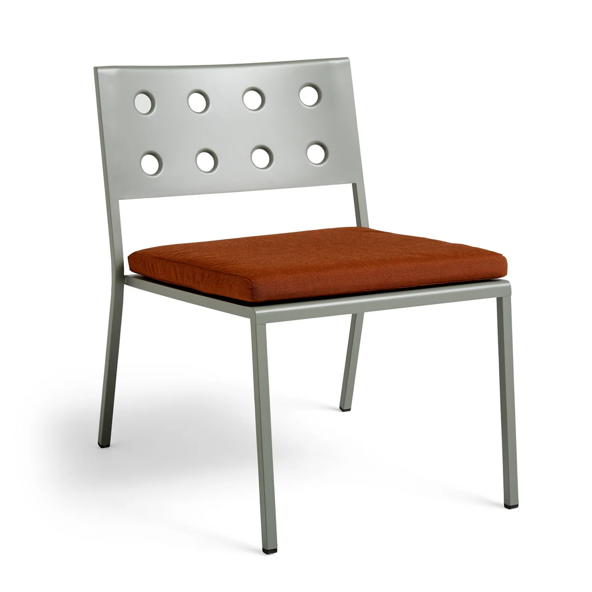 HAY - Balcony Lounge Chair Sitzkissen, 49,5 x 50,5 cm, black pepper