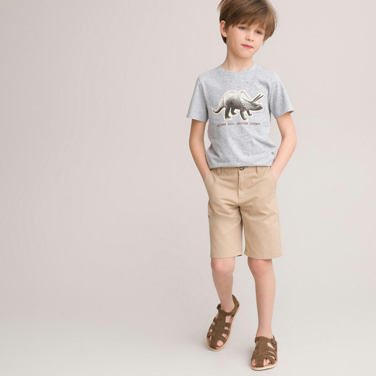 T-shirt imprimé dinosaure, coton bio