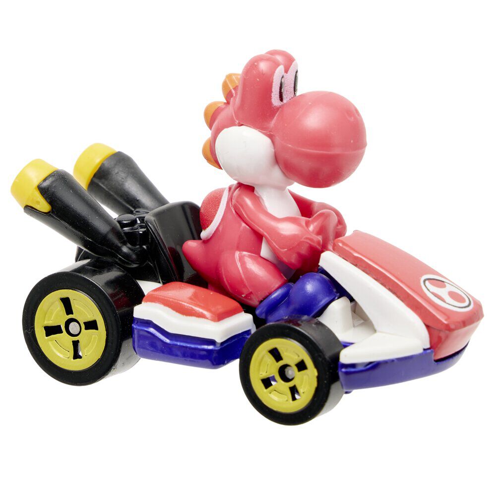 Véhicule Mario Kart 1/64 métal 14x16,5cm (plusieurs modèles)
