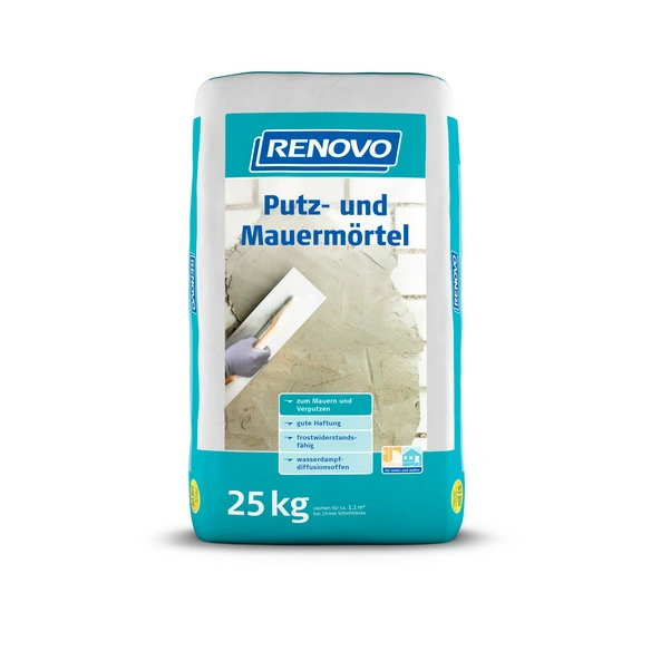 Putz- und Mauermörtel grau
