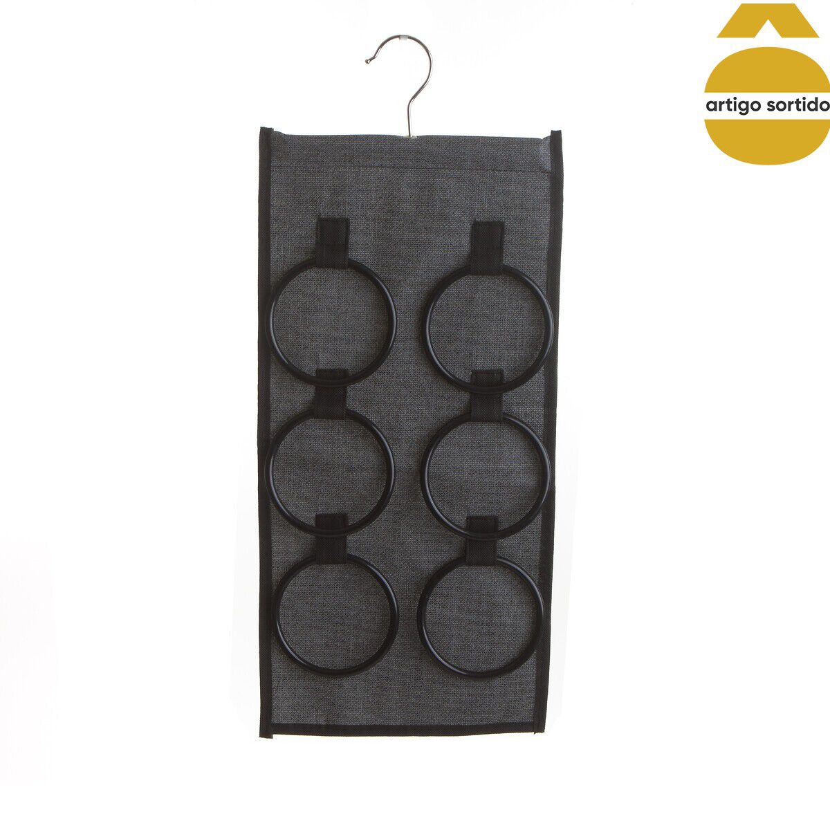 Cabide multiusos com 6 argolas