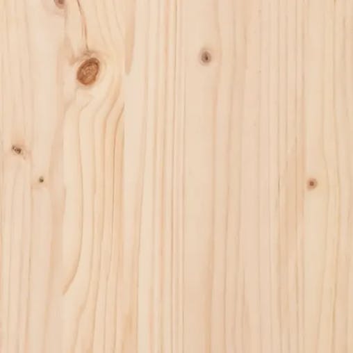 NNEVL Planter with Shelf 82.5x82.5x81 cm Solid Wood Pine