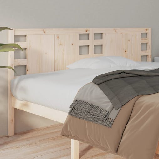 NNEVL Headboard 186x4x100 cm Solid Wood Pine