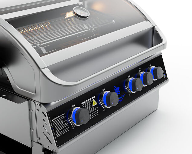 Beefmaster Deluxe T-Series 4 Burner Build-In BBQ