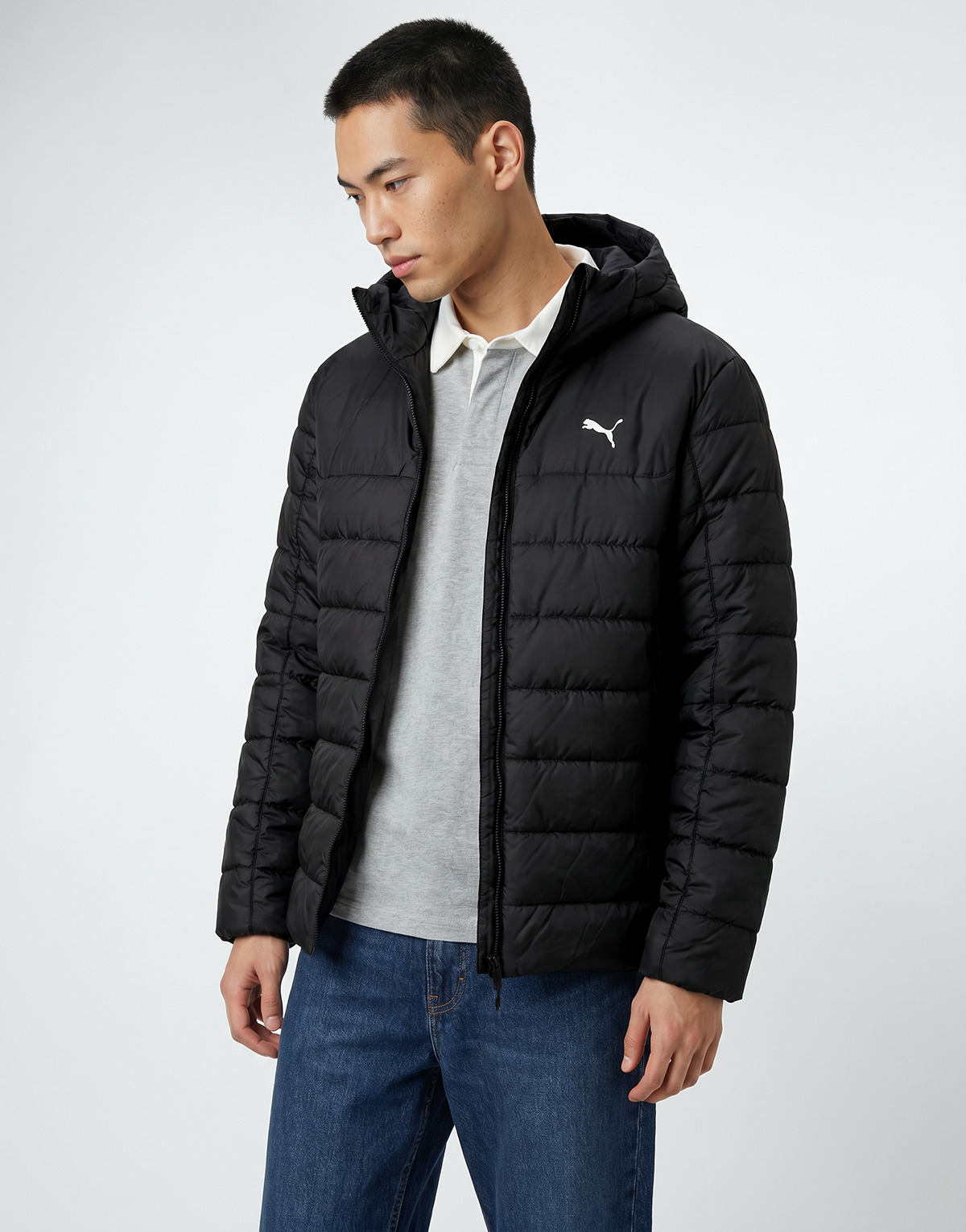 Puma - ESS Hooded Padded Jacket - Black