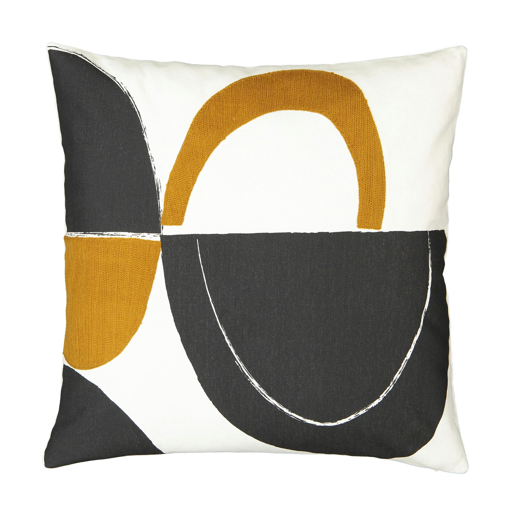 Housse de coussin brodée, Comoe