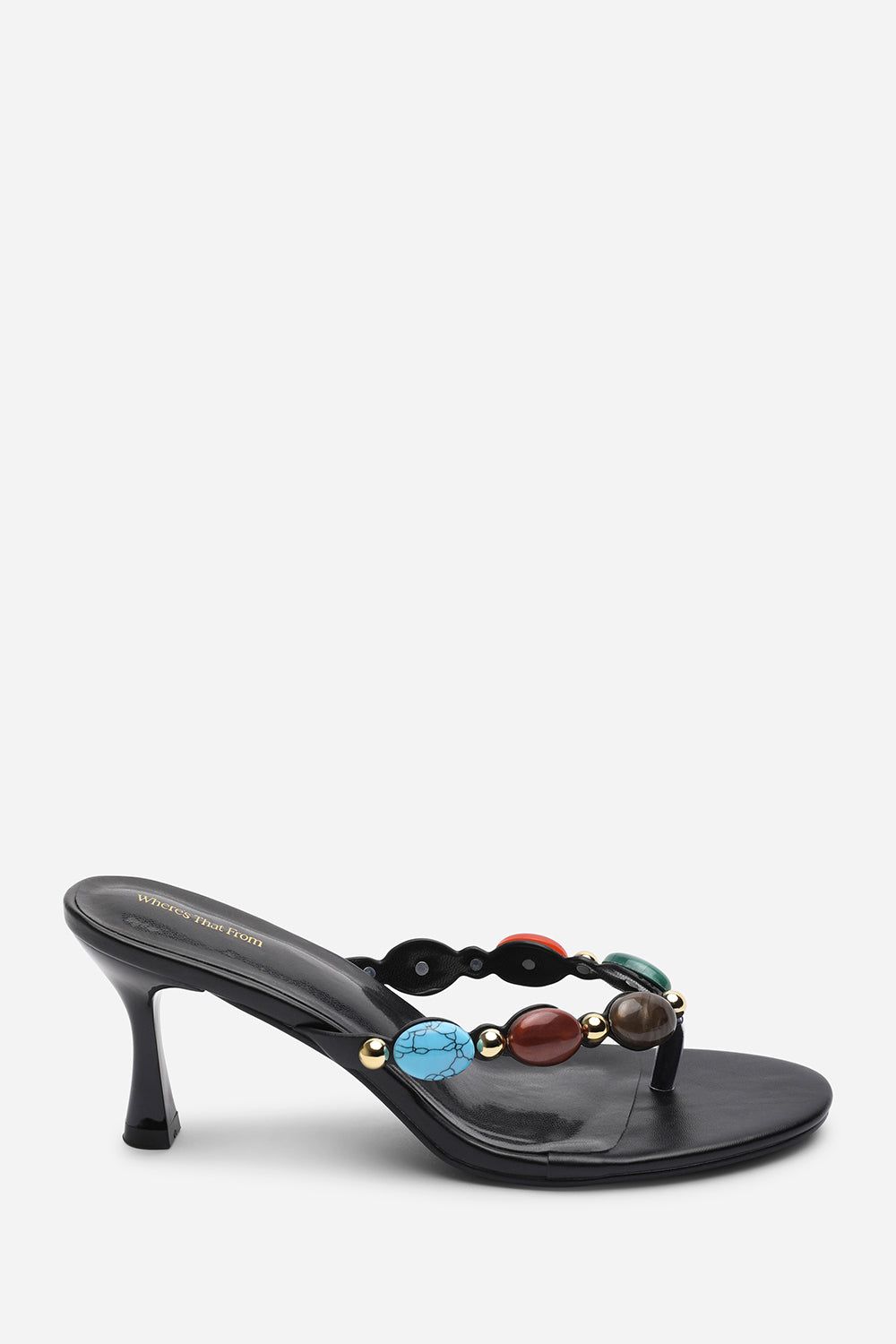 Where's That From Electra Jewel Embellished Heeled Sandals