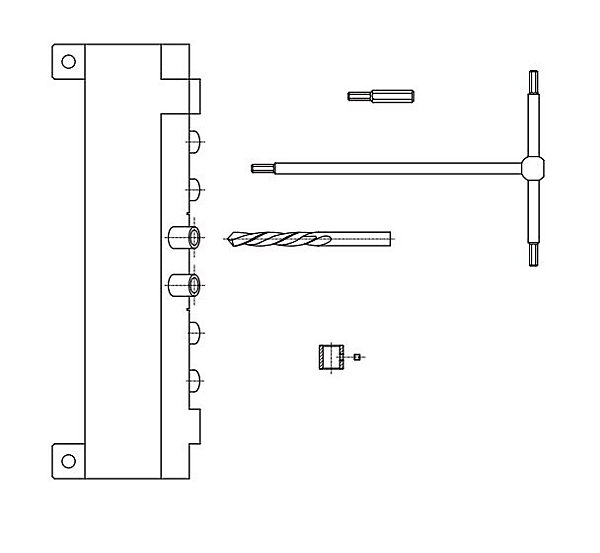 Mèche de rechange pour pose des fiches D13mm - OTLAV - MC710130G002