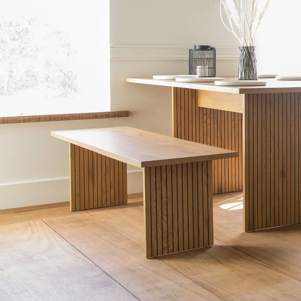 Happy Garden Bank ALMA - Bruin - Spaanplaat