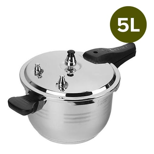 2X 5L Commercial Grade Stainless Steel Pressure Cooker