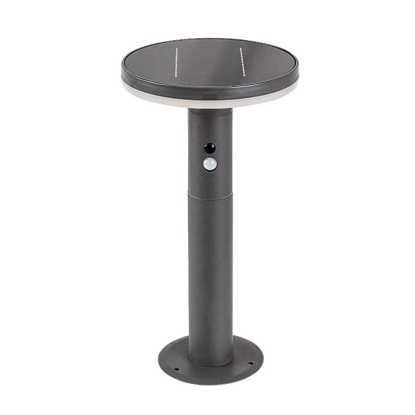 Lampa ogrodowa stojąca Solarna z czujnikiem ruchu LED 10W antracyt Rabalux