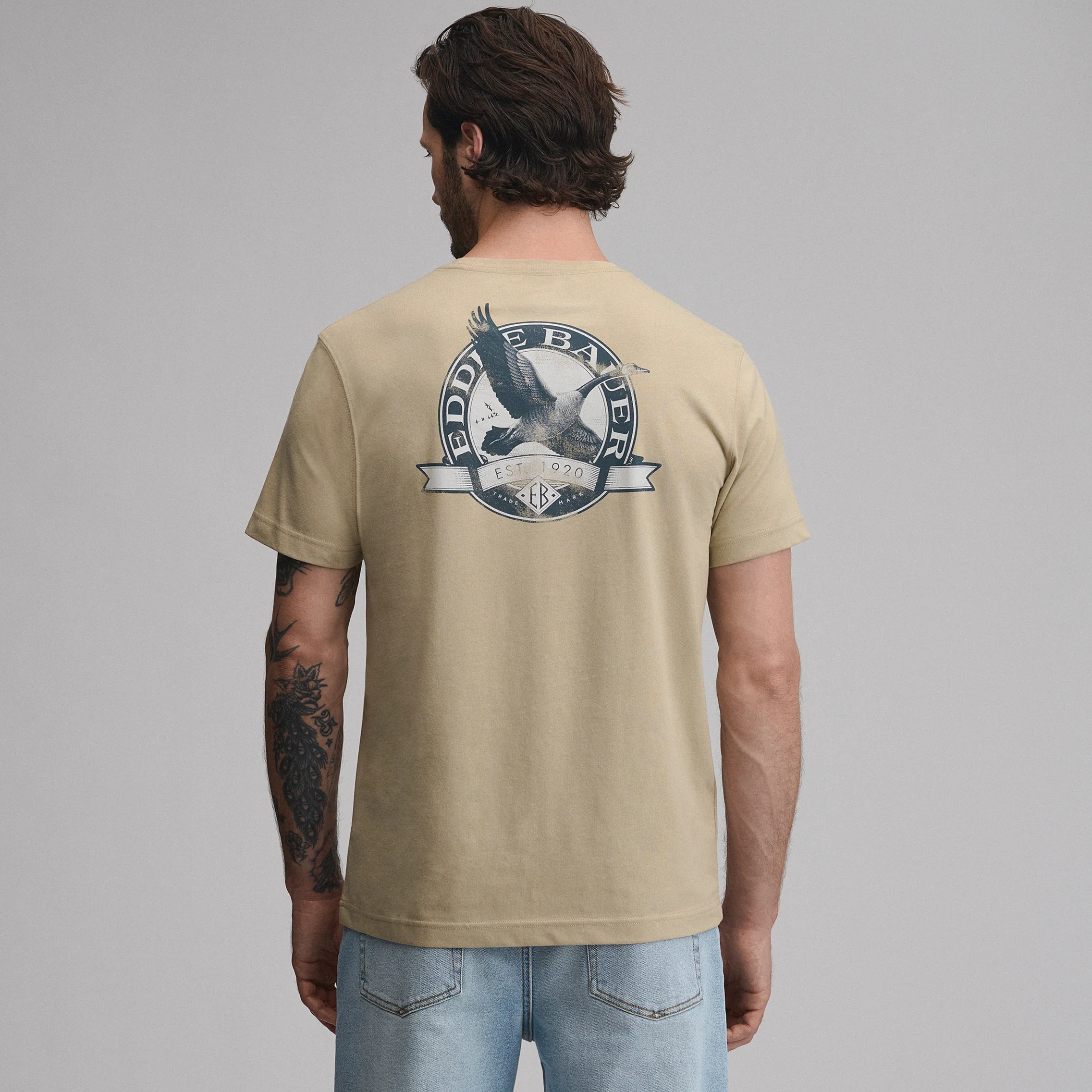 Men's EB Goose Embroidered T-Shirt
