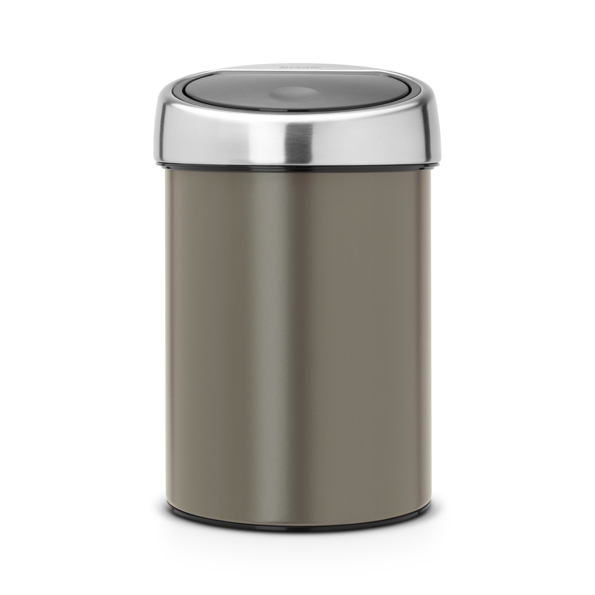 Brabantia Touch Bin afvalemmer, 3 liter, kunststof binnenemmer - Platinum