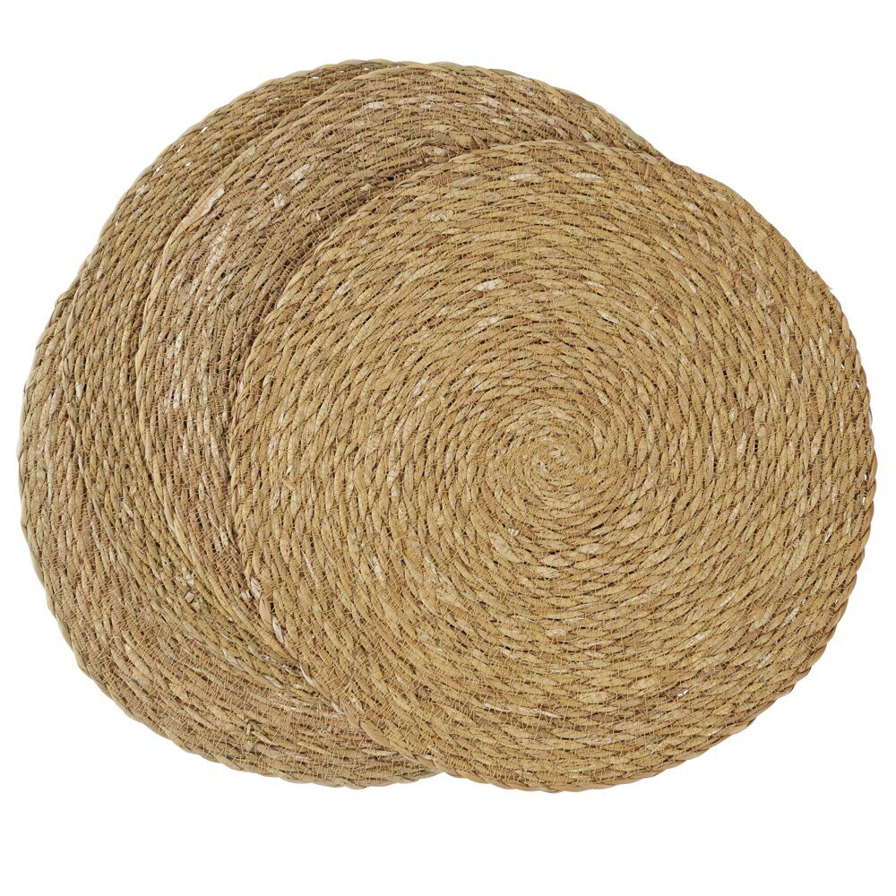 Set de table rond x4 en jute Ø35cm