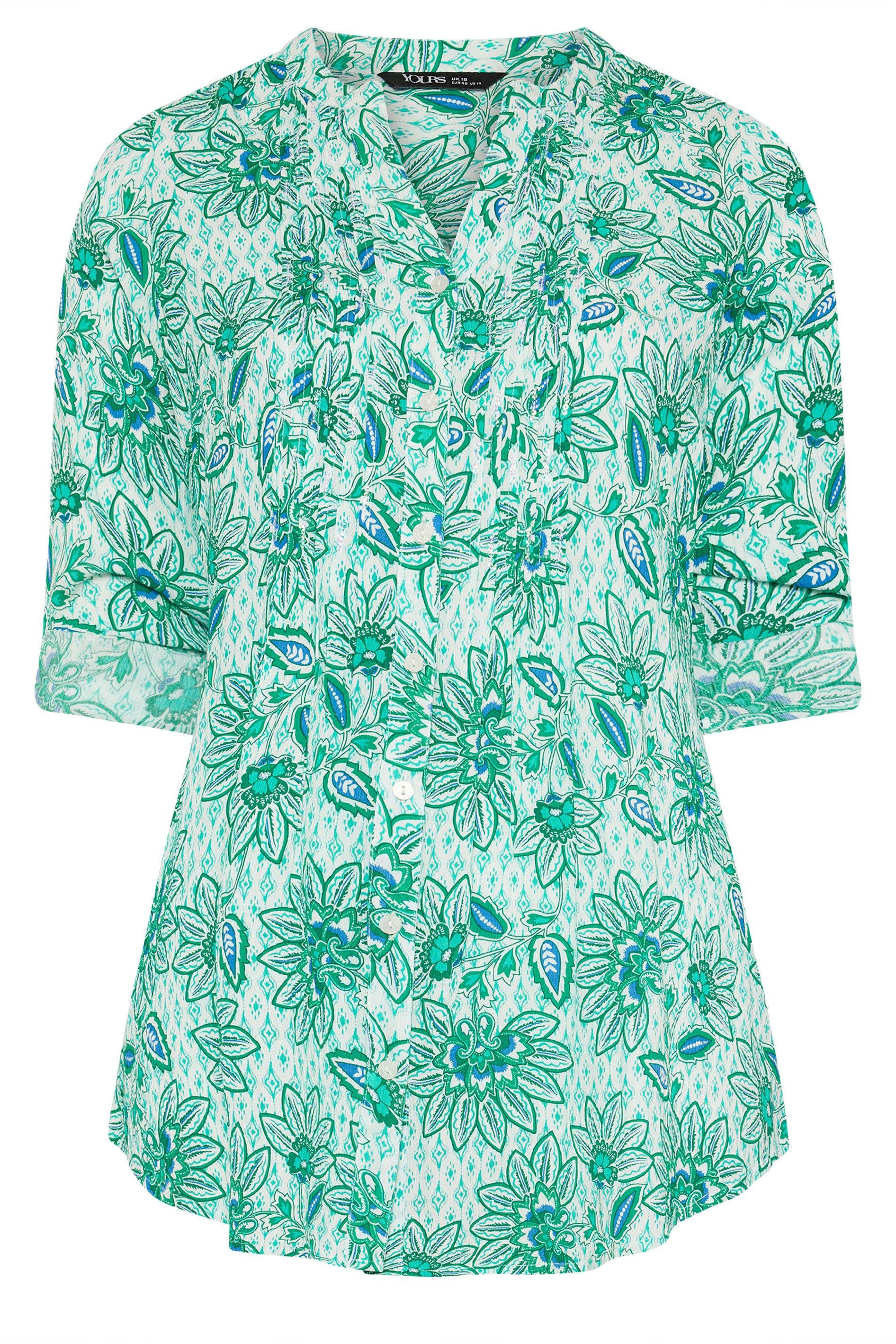 Yours Paisley Pintuck Blouse