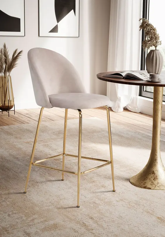 Barhocker Samt