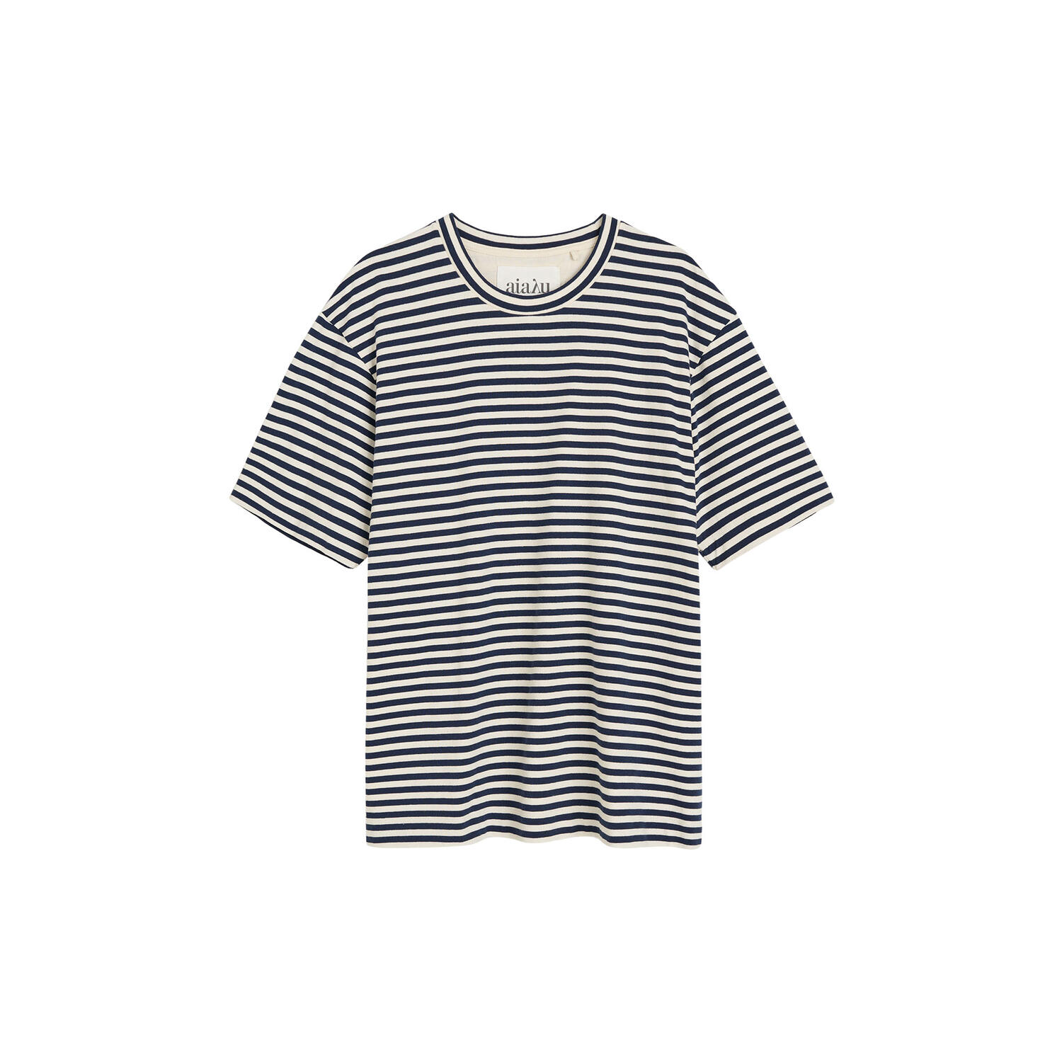 Lui Circular Striped Tee, mix night