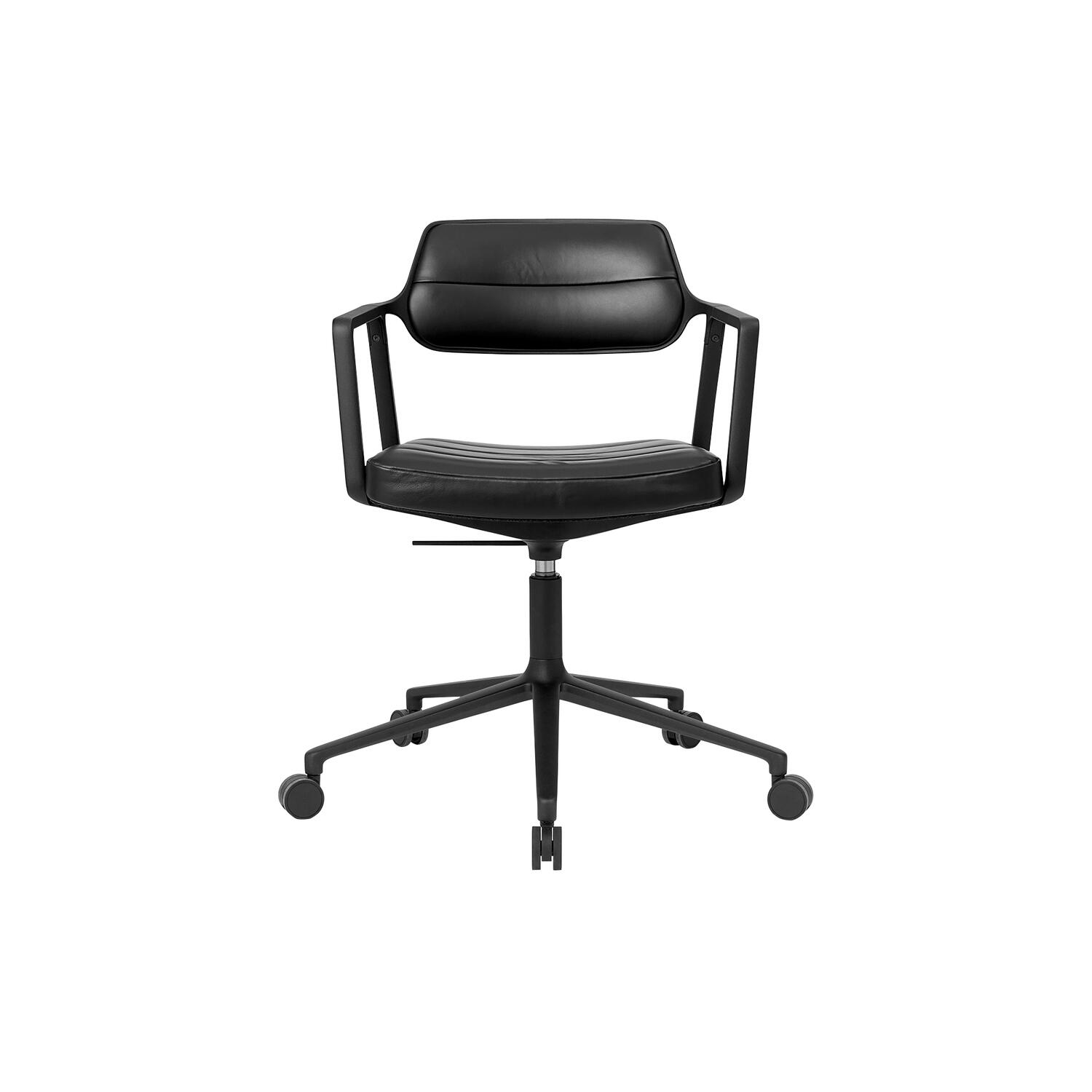 VIPP453 Swivel  Chair with Castors, black/black