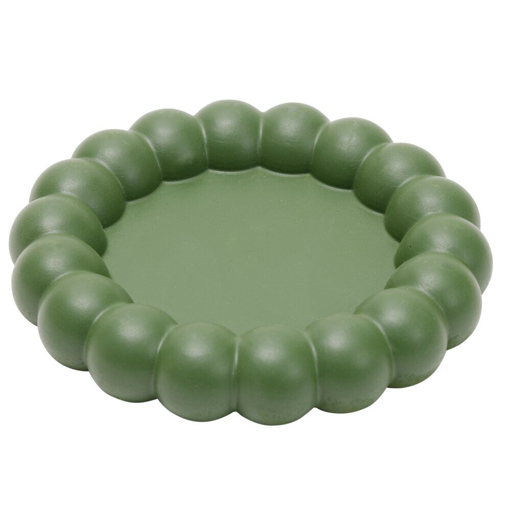 Vide poche rond bubble en ciment coloré Ø13,5xH2,5cm (3 modèles)