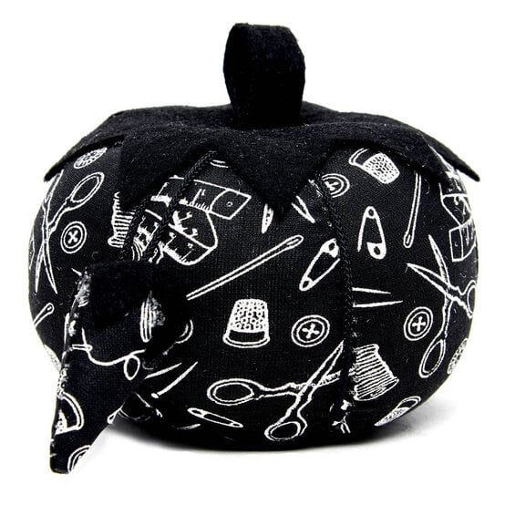 Hemline Gold Black and White Pin Cushion