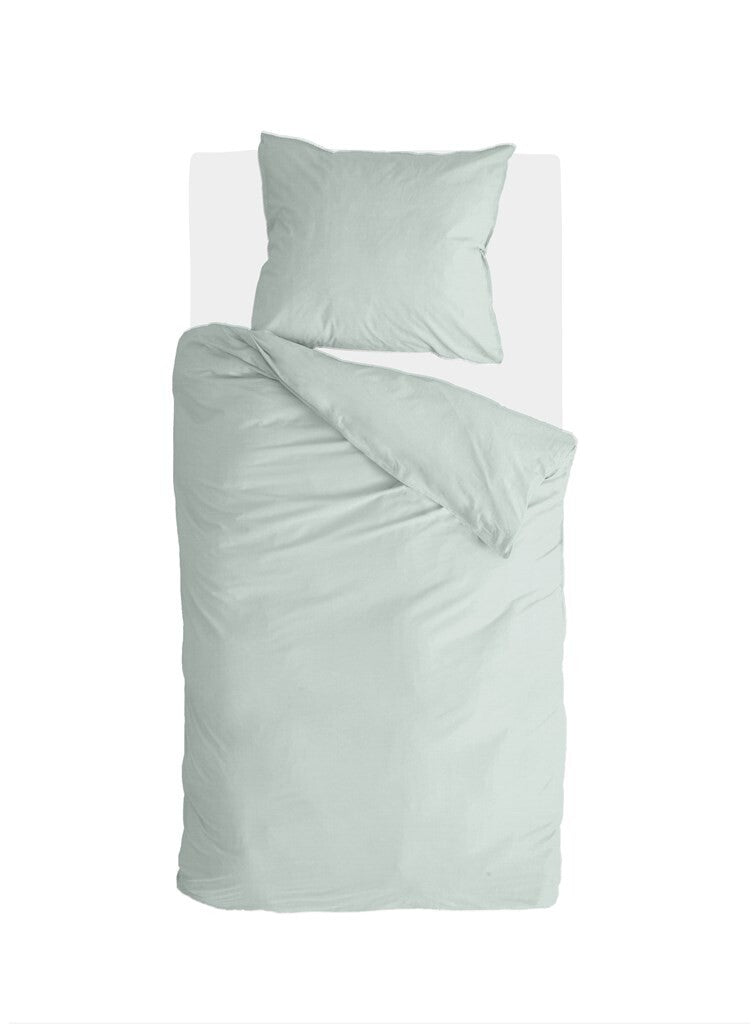 Walra - Dekbedovertrek Vintage Cotton - 140x220 cm - Jade