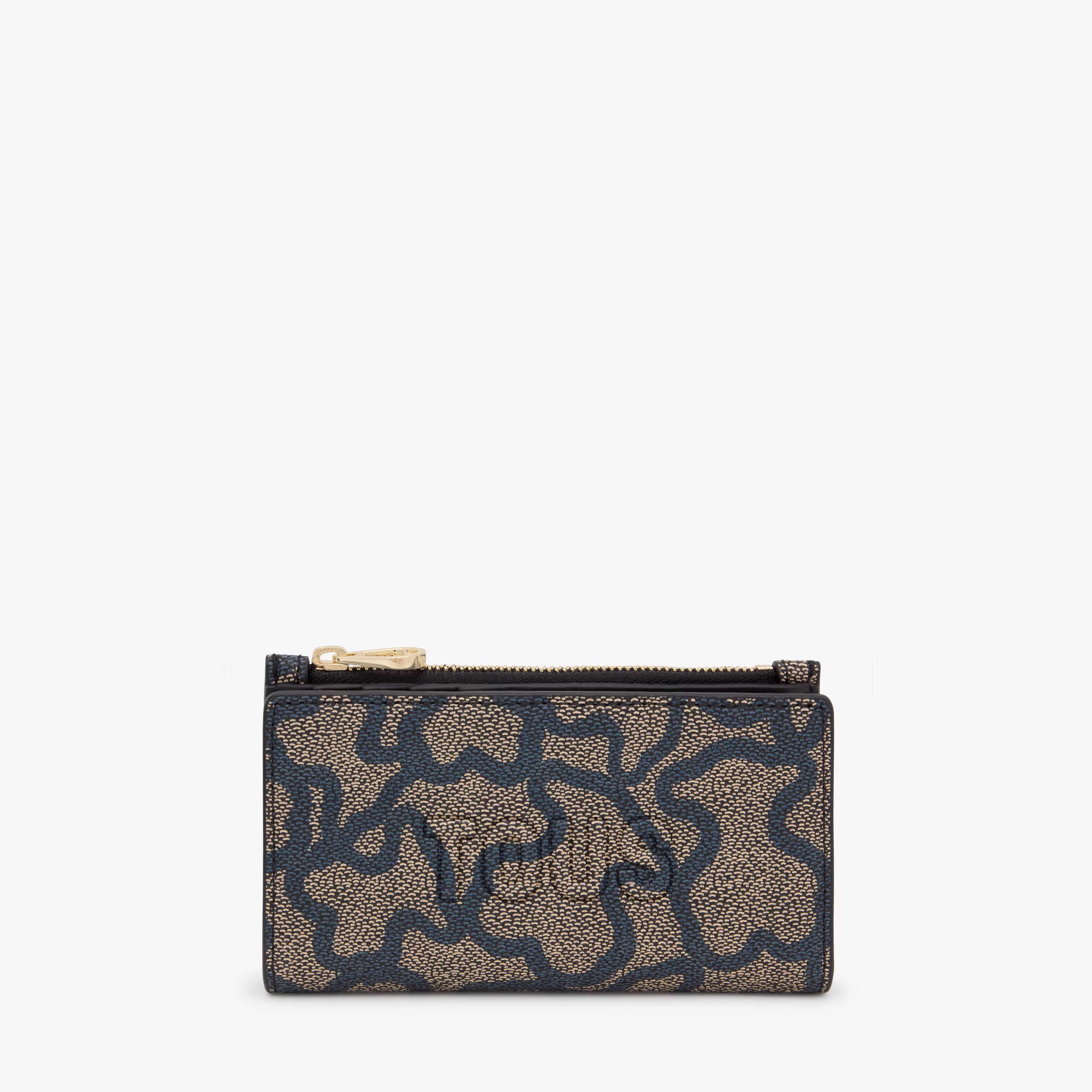 Cartera Flat negra Kaos Icon