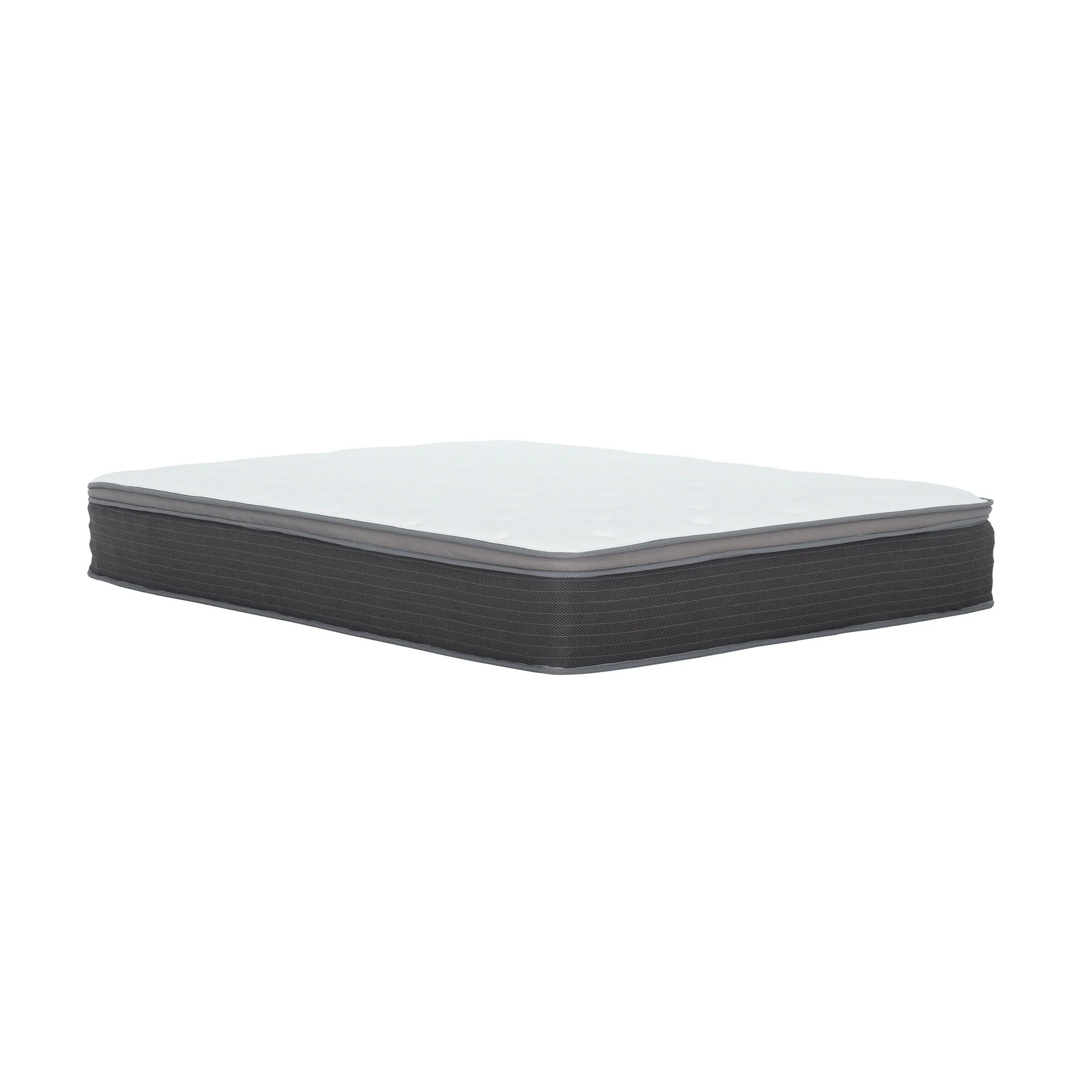 Equilibria 12 in. Medium Memory Foam & Pocket Spring Hybrid Euro Top Bed in a Box Mattress