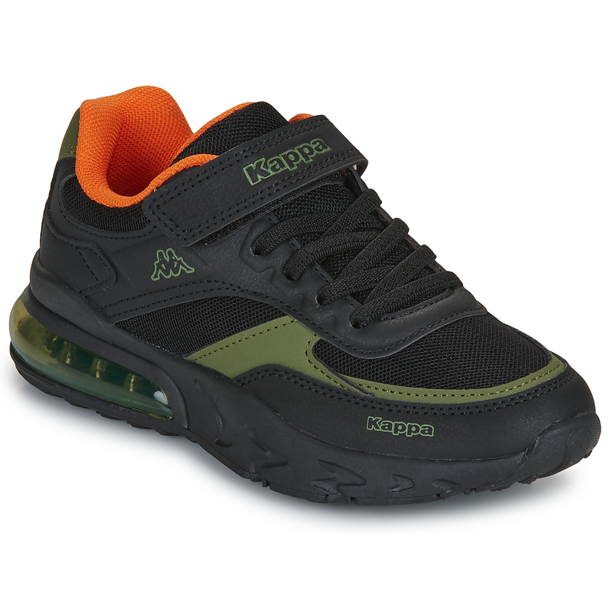 Kappa - LOGO SAIGON EV KID -  black / Green / Orange