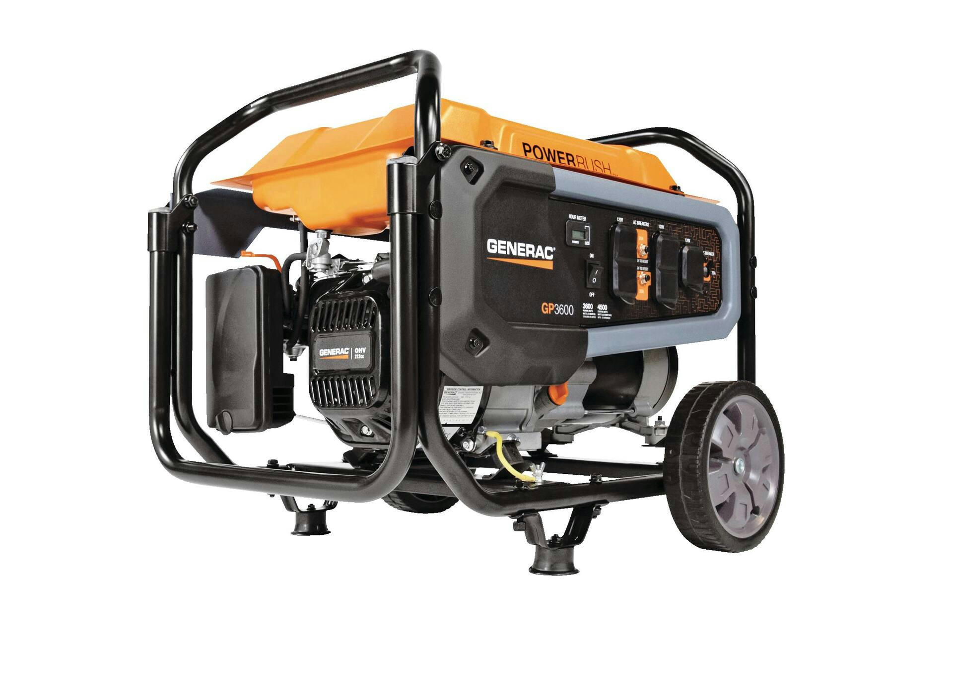 Generac 3600W / 4500W Portable Open Frame Generator