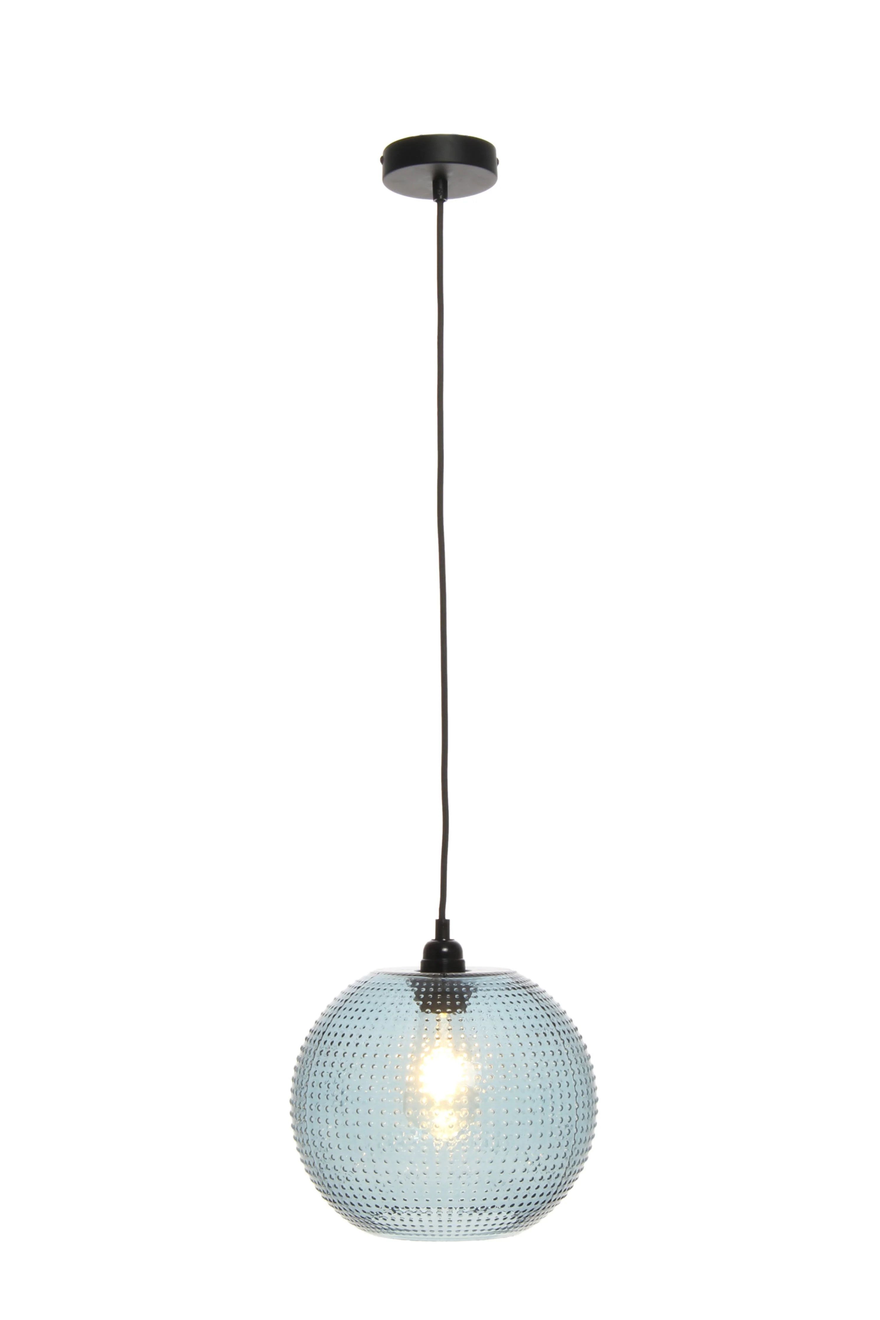 Glazen hanglamp Saturn rond