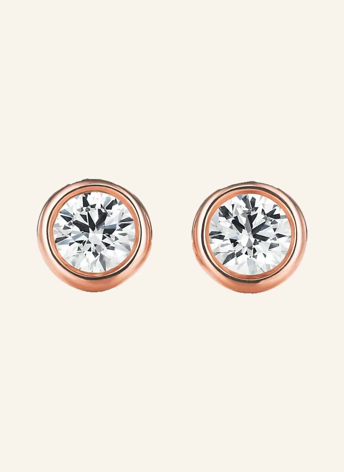 TIFFANY & Co. Ohrstecker ELSA PERETTI® DIAMONDS BY THE YARD® aus 18 Karat Roségold